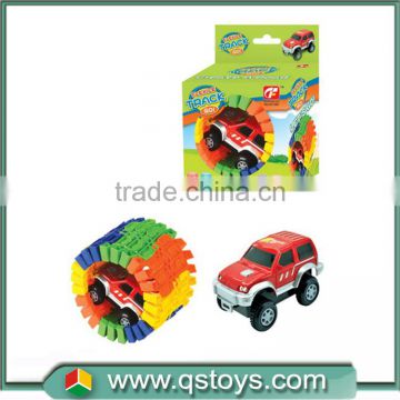 creative kid promotion flexile track car toy with EN71