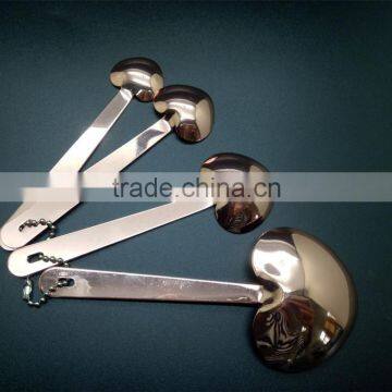 Stainless Steel Heart Shape Measuring Spoon 1 Tablespoon to 1/4 Teaspoon -rose Gold photo-3