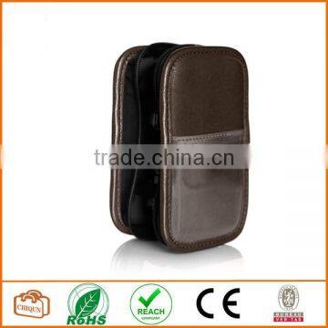 8 Bottle Essential Oil Roll-Ons Carrying Case Brown