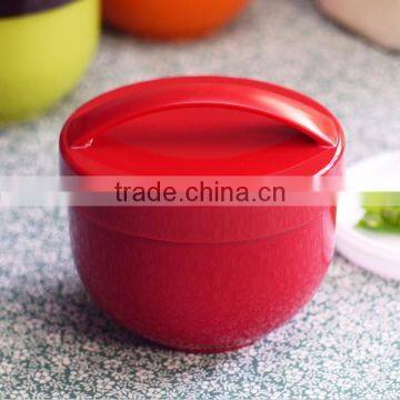 High Capacity 3 Layers Black Lunch Box With Fork & Spoon OKAY With Microwave,hot New Product for 2015,CUSTOM Plastic Lunch Box photo-2