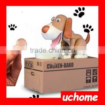 UCHOME Hot Selling Toys Funny Dog Money Bank Electic Eating Coins Dogs Boxes Piggy Bank for Sale photo-4