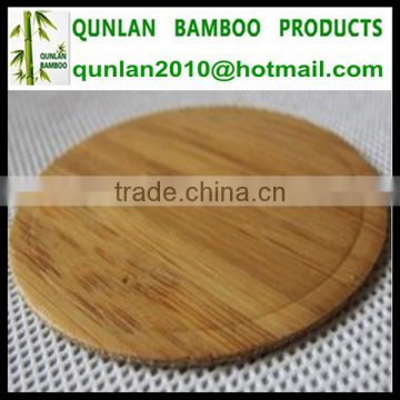 Customized Round Bamboo Cup Mat