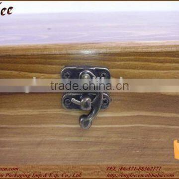 Natural Classical Wooden Tea Box With 16 Compartments