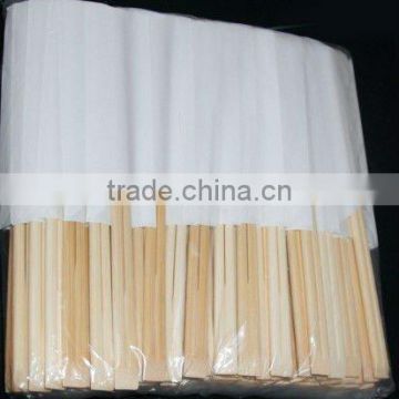 paper wrapped disposable wooden and bamboo chopsticks