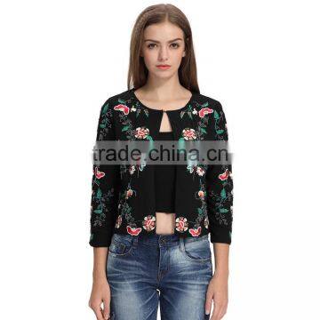 2017 Lady Latest Fashion Design Jackets Suit Slim Blazer