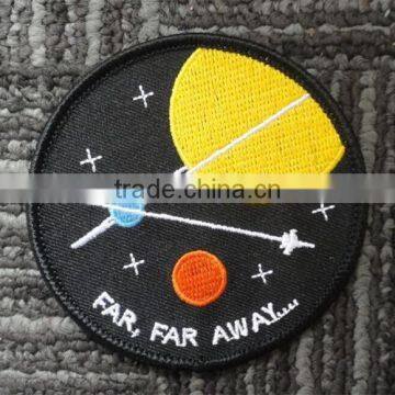 China high quality hot sale embroidery patch clothing embroidery badge