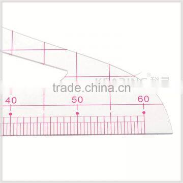 Kearing Flexible Plastic 1/4 Triangle Scale Rulers for Measure Built-in Calibration for Engineering Surveying#8514 photo-2