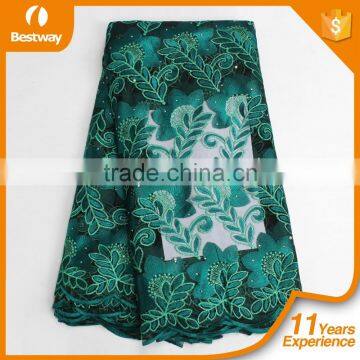 Popular Straw Pattern French Lace Fabric African Wedding Dress French Lace FL0249 photo-5