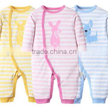 China supplier new baby clothes newborn 100% cotton baby romper long sleeve infants pyjamas import from china