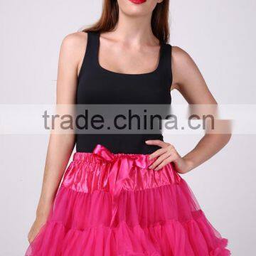 Hot Sale Baby Girls Teen Beautiful Chiffon Fluffy Pettiskirts Tutu Princess Party Skirts Ballet Dance Wear Pettiskirt photo-4