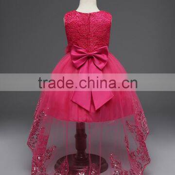 Customize Frock Design for Baby Girl 2017 Summer & Autumn Kids Baby Girl Dress Colorful Puffy Flower Dress Children Clothes photo-6