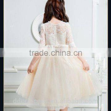 2017 High Quality Summer Child Clothing White Dress Purple New Model Girl Dress photo-6