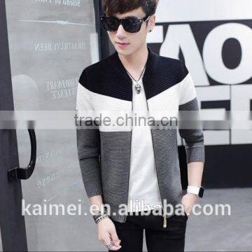 Wholesale Life Men Zipper Jacket Sweatshirt Without Hood CVC(80/20) photo-3