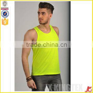 Mens Wholesale Blank Lycra Tank Top Cheap photo-2