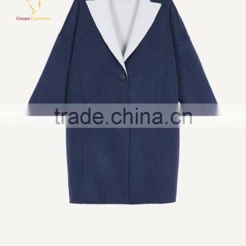 Woven Loose Cashmere Wool Winter Women Coats