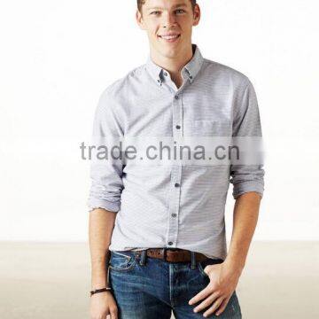 Girls Long Sleeve Oxford Shirt Hot Selling High School Uniform photo-2