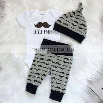 2016 Lovely Infants Toddlers Baby Clothes Print Onesie Baby Boy Coming Home Outfit New Baby Sets photo-2