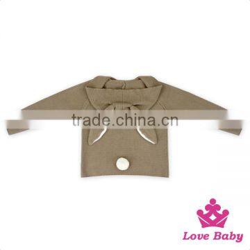 Lovely Rabbit Pattern Hoodies Pullover Sweatshirt With Ears Newborn Children Baby Sweatshirt photo-2