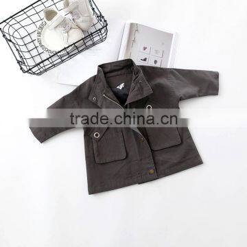 S17631A Wholesale Autumn Children Boys Fashion Windbreaker Coat photo-6