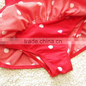 S31333W Kids Branded Swimwear Young Girls Sweet Bowknot Swimwear photo-3