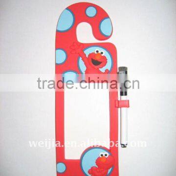 3D plastic door hanger