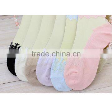 Hot Sales Colorful Ultrathin Transparent Beautiful Crystal Lace Elastic Short Women Socks Calcetines Pink Sock for Womens Meias photo-6