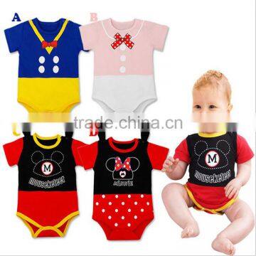 Baby Girls boys triangle climbing romper cotton baby jumpsuit new sleepwear cartoon wear