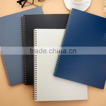 A4 PP Cover Planner Customizable Spiral Notebook Cheap Student Notebook photo-2