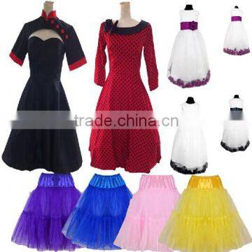 Apparel Walson Sey Ladies Knee Length Halter Cotton Cheap 1950s Vintage Dresses 6075-15 photo-3