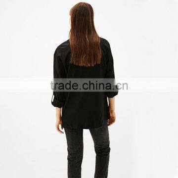 Career Ladies Medium Length Loose Fit Solid Linen Spring Blazers Womens photo-4