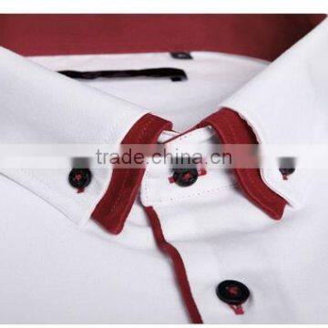 Fashion Double Collar Style Long Sleeve Fancy Shirts for Men photo-3