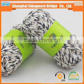 China Knitting Yarn Factory Direct Sale 100 Quality Soft Tape Yarn for Hand Knitting photo-2