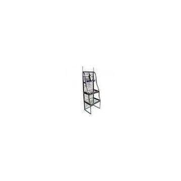 Retail Display Rack / shelving unit comprises 3 shelves for bottles display cases