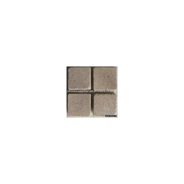 Yellow limestone tile or slab