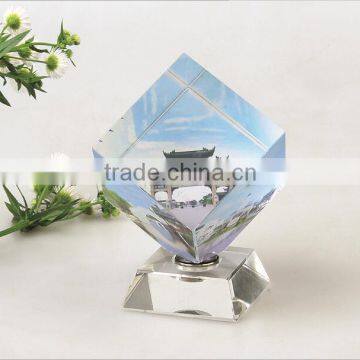 Logo Customized Personalized Crystal Glass Pictures Graduation Souvenir photo-5