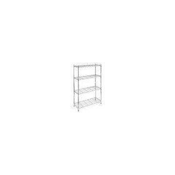 Knock down retail heavy duty wire display stand rack shelf / storage shelving units