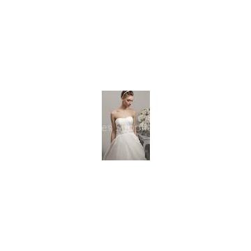 High End Ruffled Beaded Sequins Wedding Dress Beautiful Long Bridal Gowns