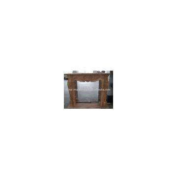 Red Marble Fireplace (L140cm)