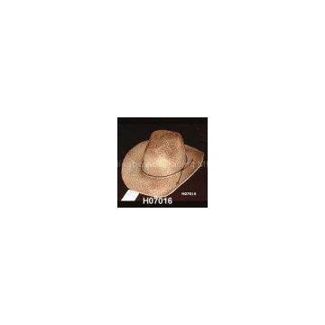 hand weave cowboy hat for ladies