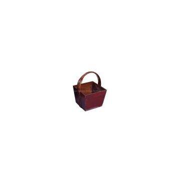 Square Wood Bucket