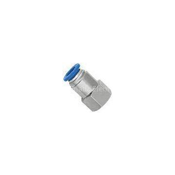 Pneumatic Female Straight NPT Threaded Fittings With Push Fit Technology