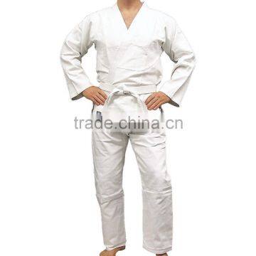 100% Cotton Material White Blue Color Martial Arts Judo Uniform photo-3