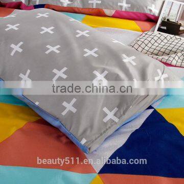 Bed Sheet In China Cheap Satin Fabric 100% Cotton Sateen Fabric For Adult Bedding Set BS277 photo-2