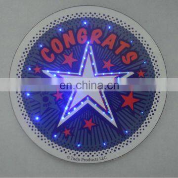 novelty flashing led badge emblem maker