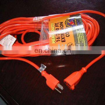 16-Gauge Light Duty Cord Ul listing CSA approval extension cord USA