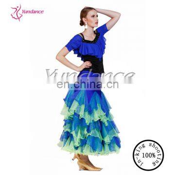 2016 Newest Lyrical Dance Skirt For Ballroom AB026 photo-6