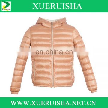 low price fashion soft shell down jacket for woman