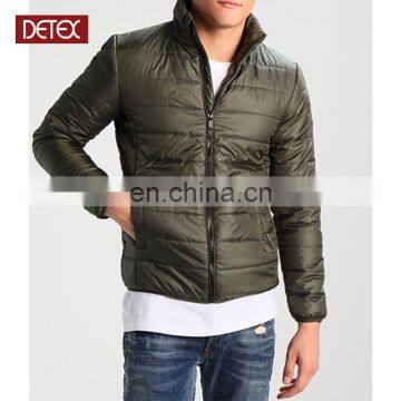 Olive Green Quilting Ultra Light Thin Down Jacket