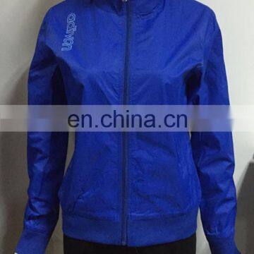2016 Women's Windproof Coat With Zipper
