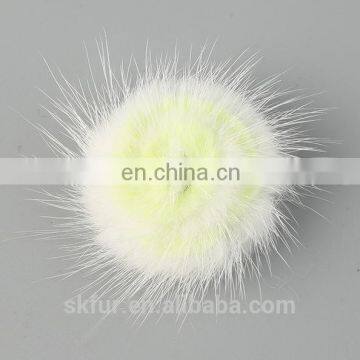 Fluffy and Cute Factory Price Mink or Fox Fur Flowers photo-6
